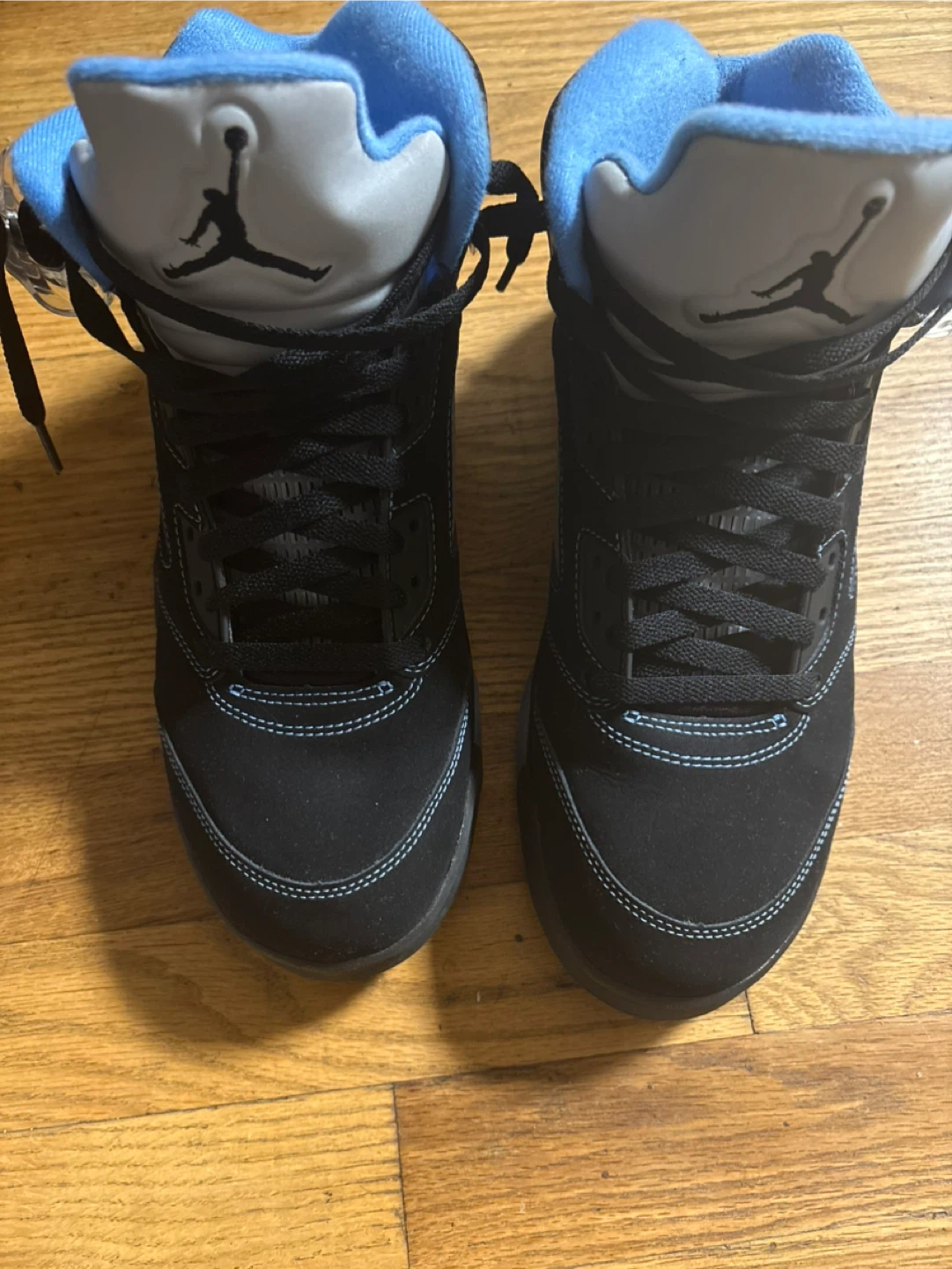 Air Jordan 5 Retro Black blue university