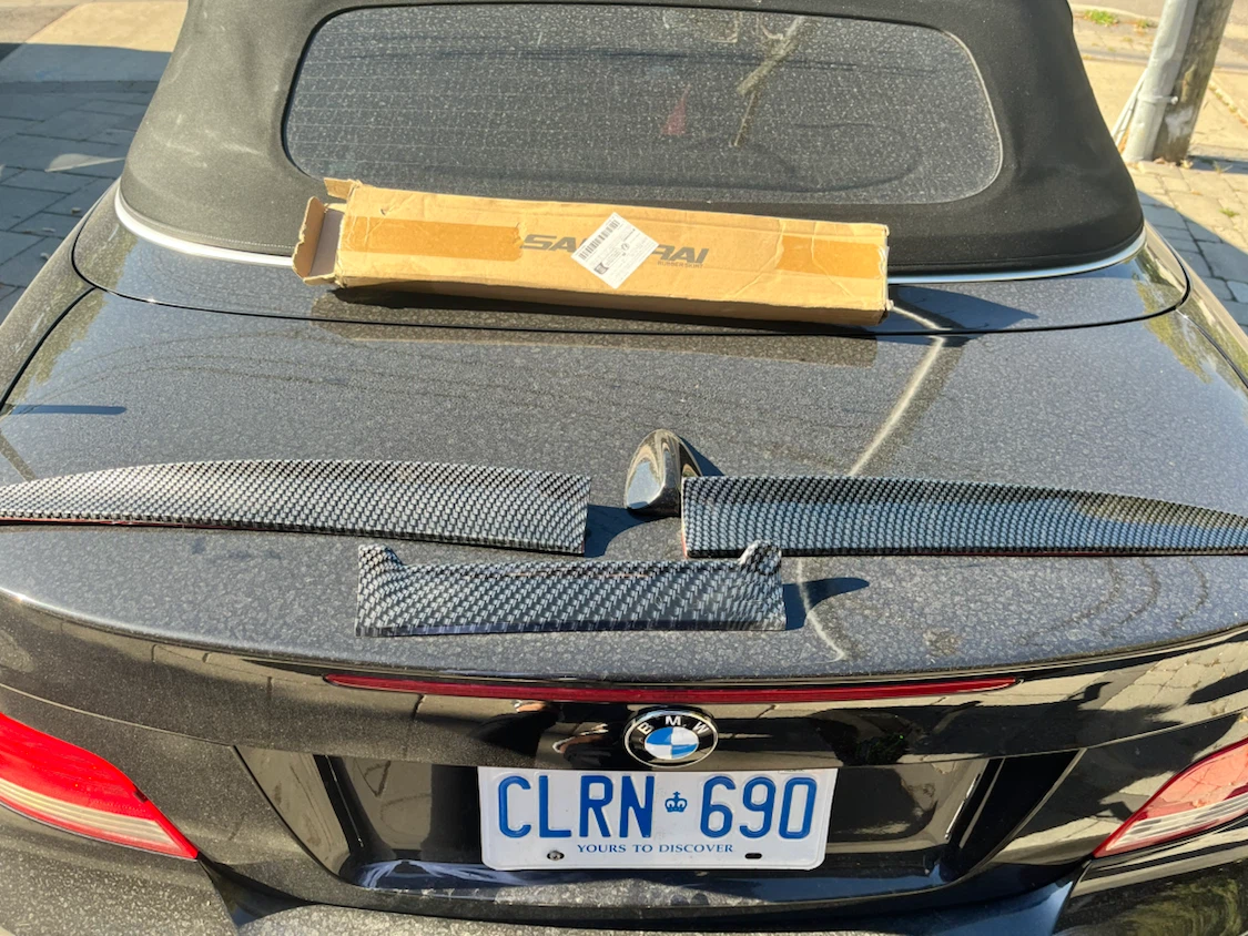 Samurai Carbon Fiber Rear Spoiler