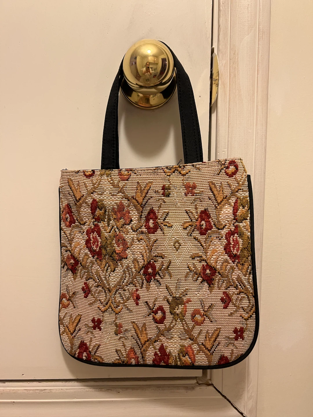 Floral Tapestry Tote Bag - photo 2
