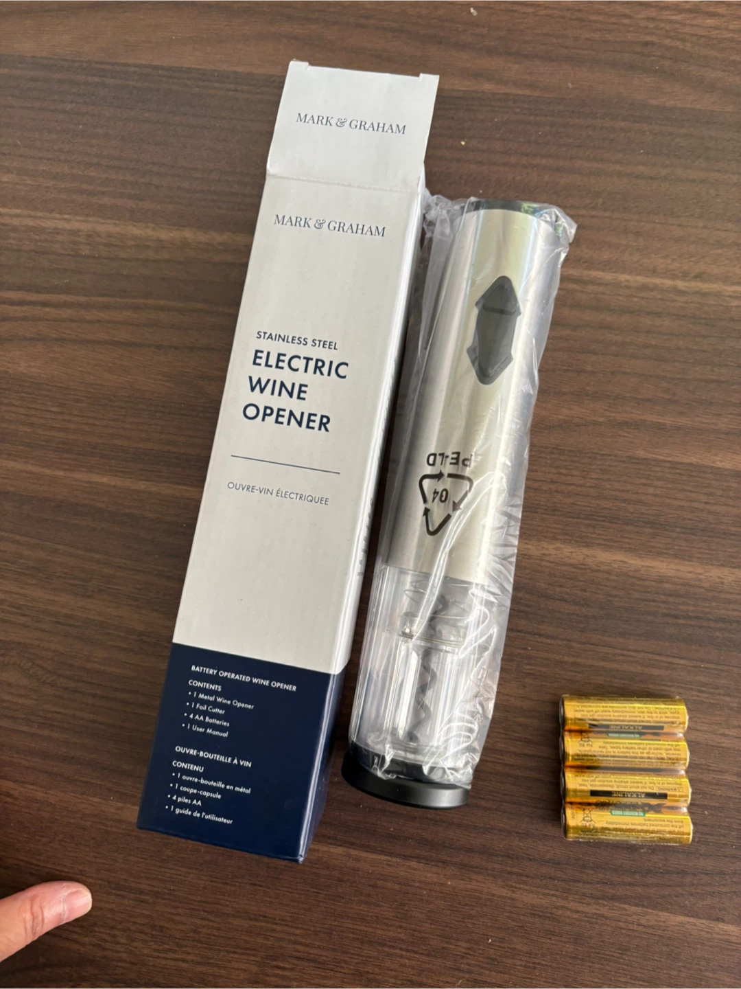 Brand new electric wine opener