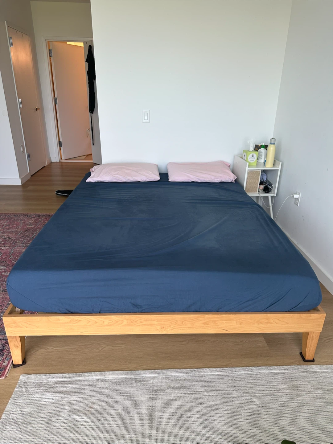 Japanese style wooden bed frame