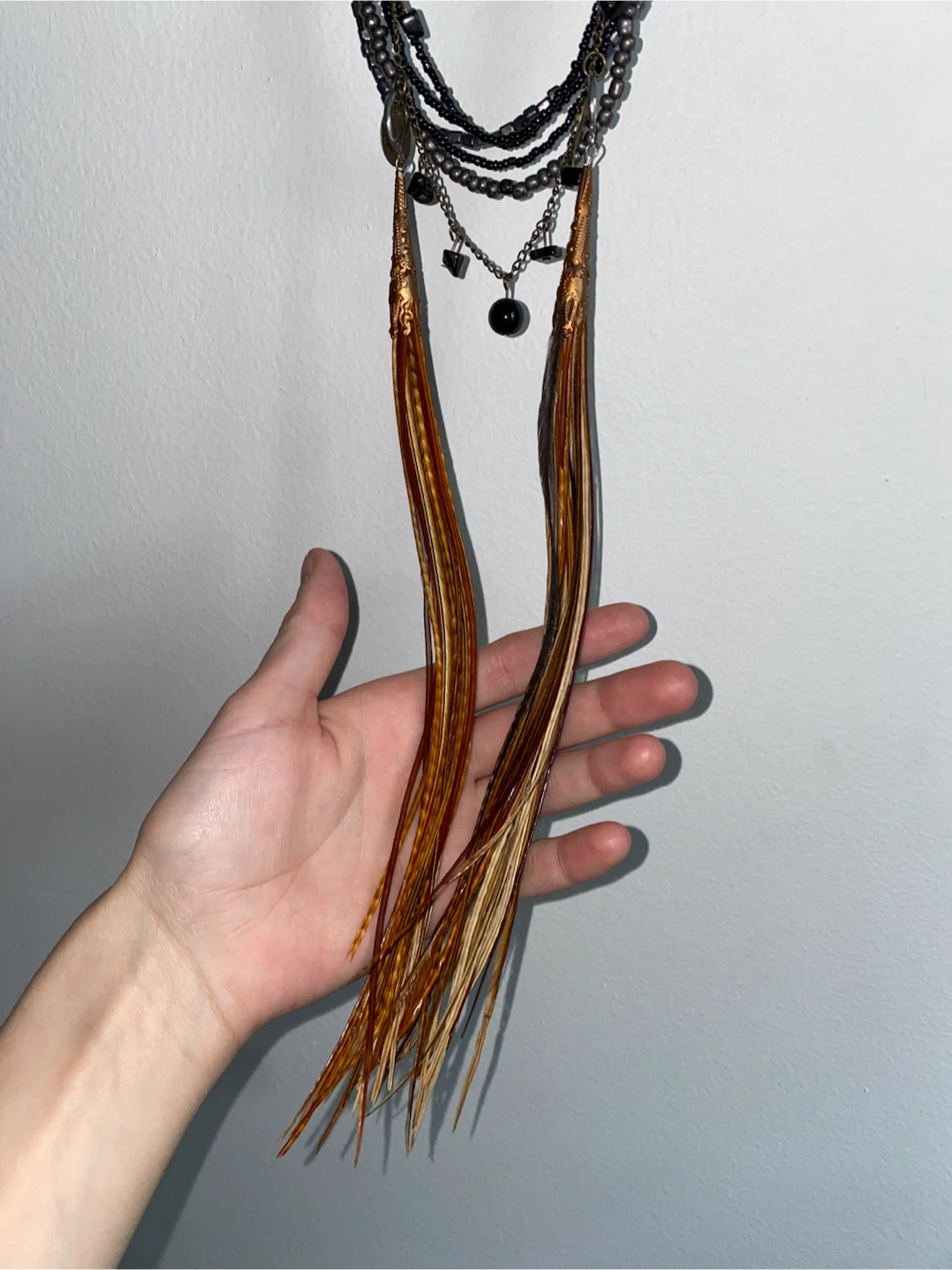 Long Feather Earrings - photo 2