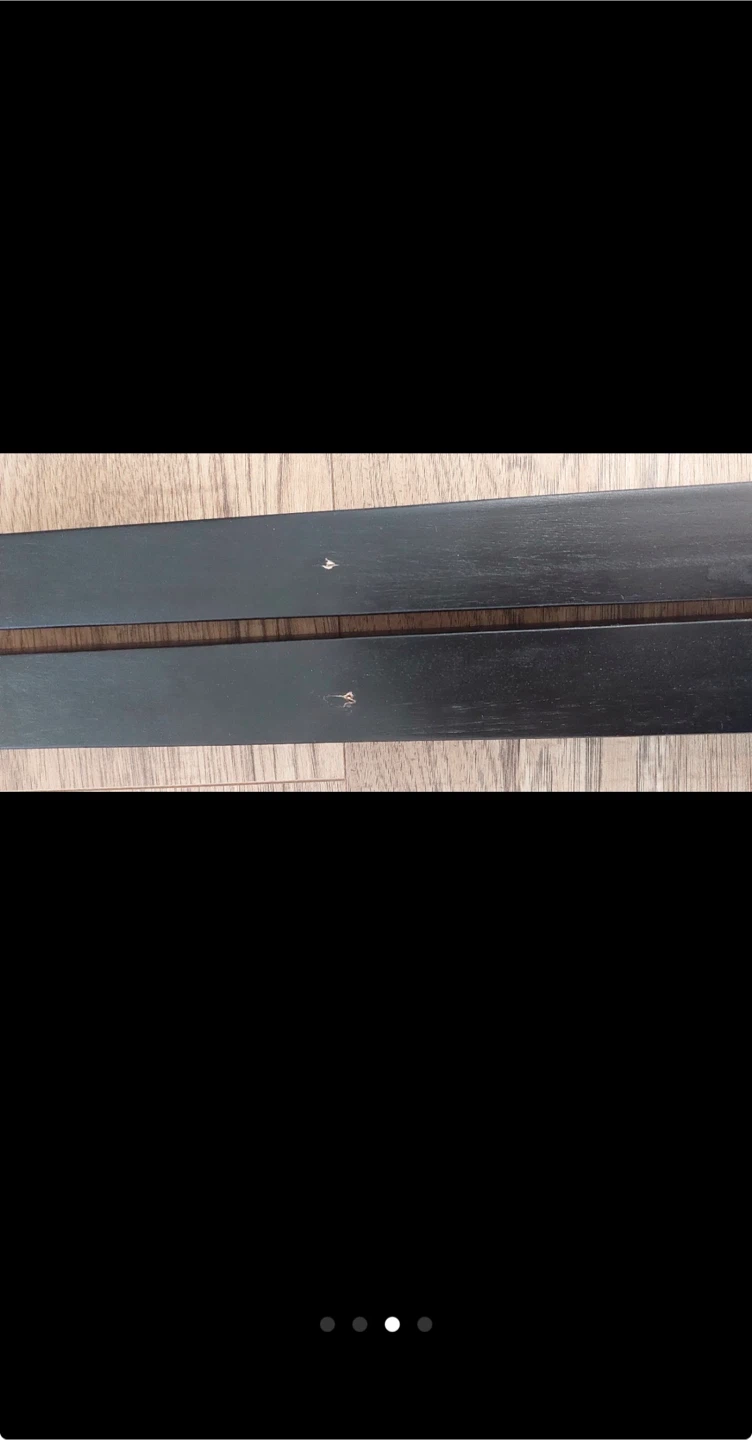 Black and Wooden Pub Stool - photo 4
