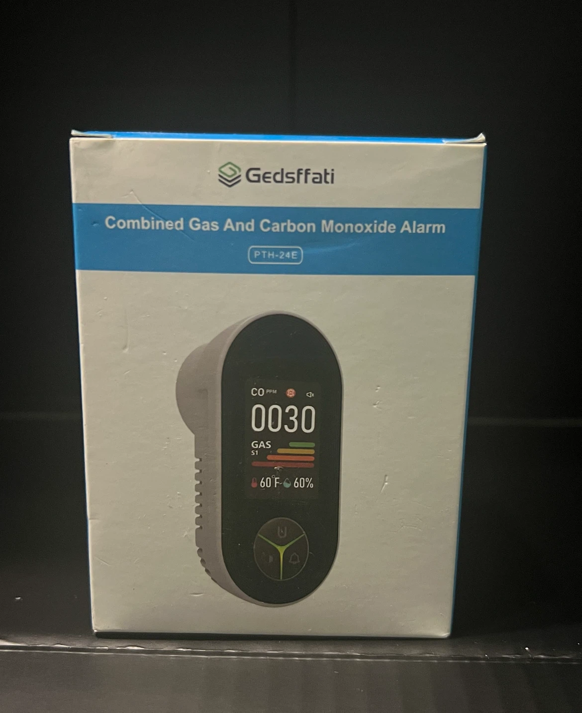 Gedsffati Combined Gas And Carbon Monoxide Alarm PTH-24E