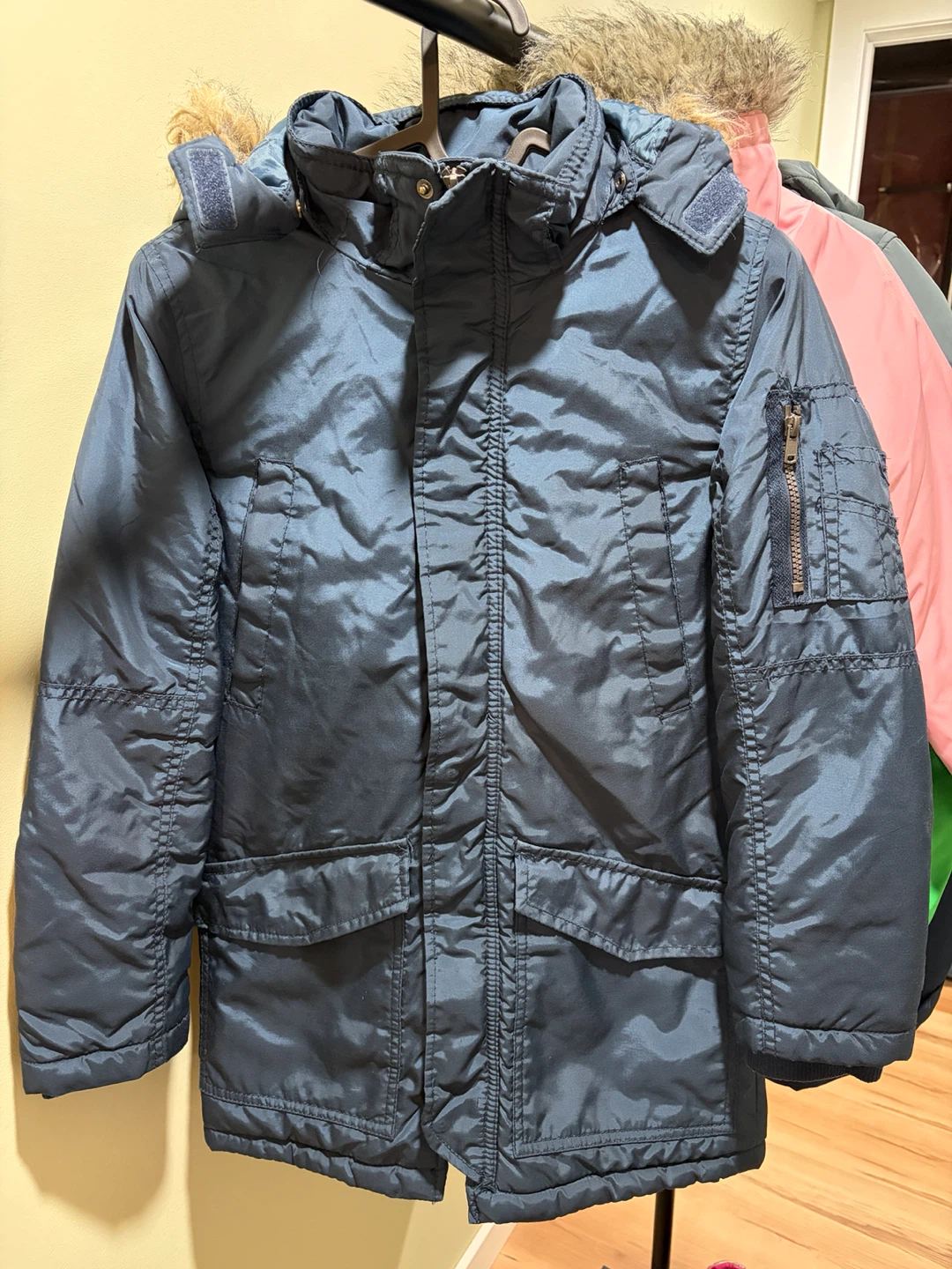 Boys 10-11  Winter Parka H&M Navy