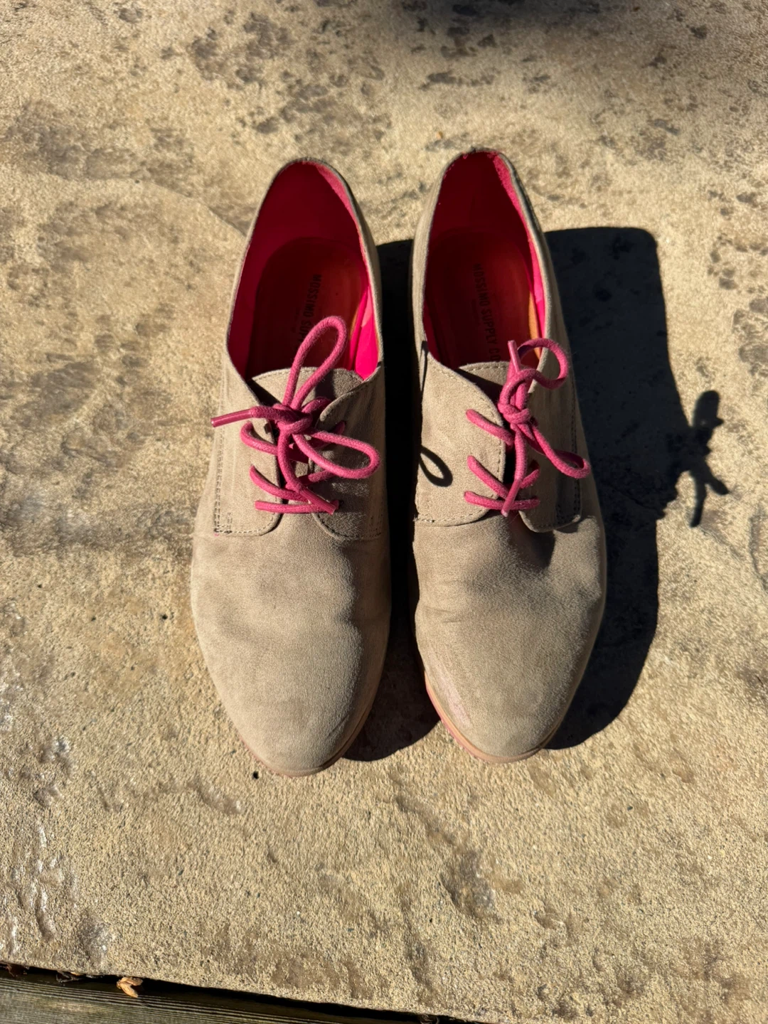 Mossimo Supply Co. Taupe Suede Shoes