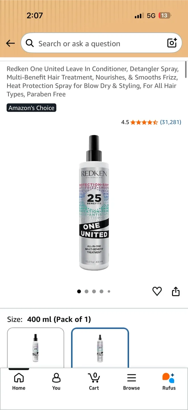 Redken One United Leave-In Conditioner - photo 2