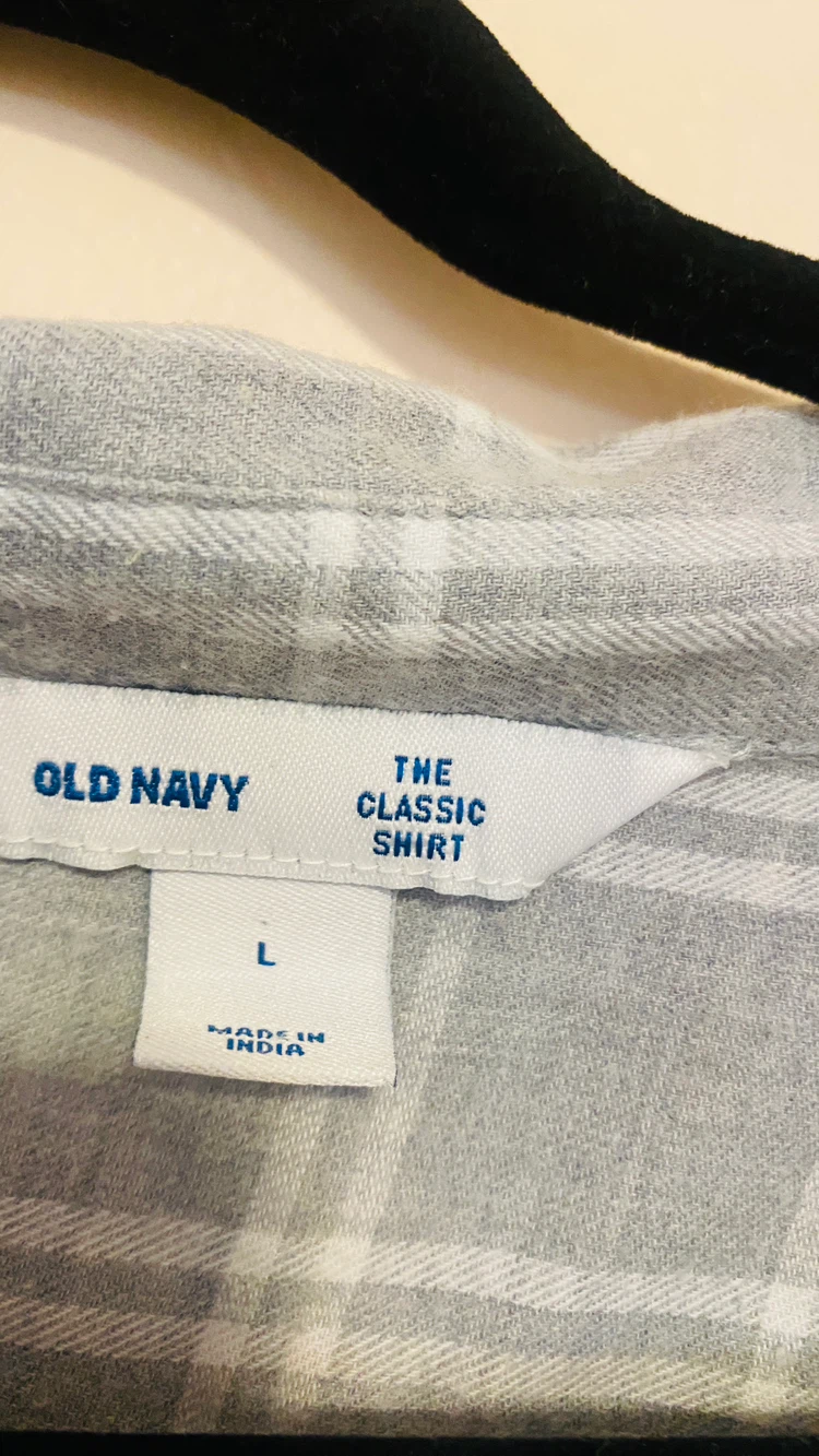 Old Navy size large ladies flannel - photo 4