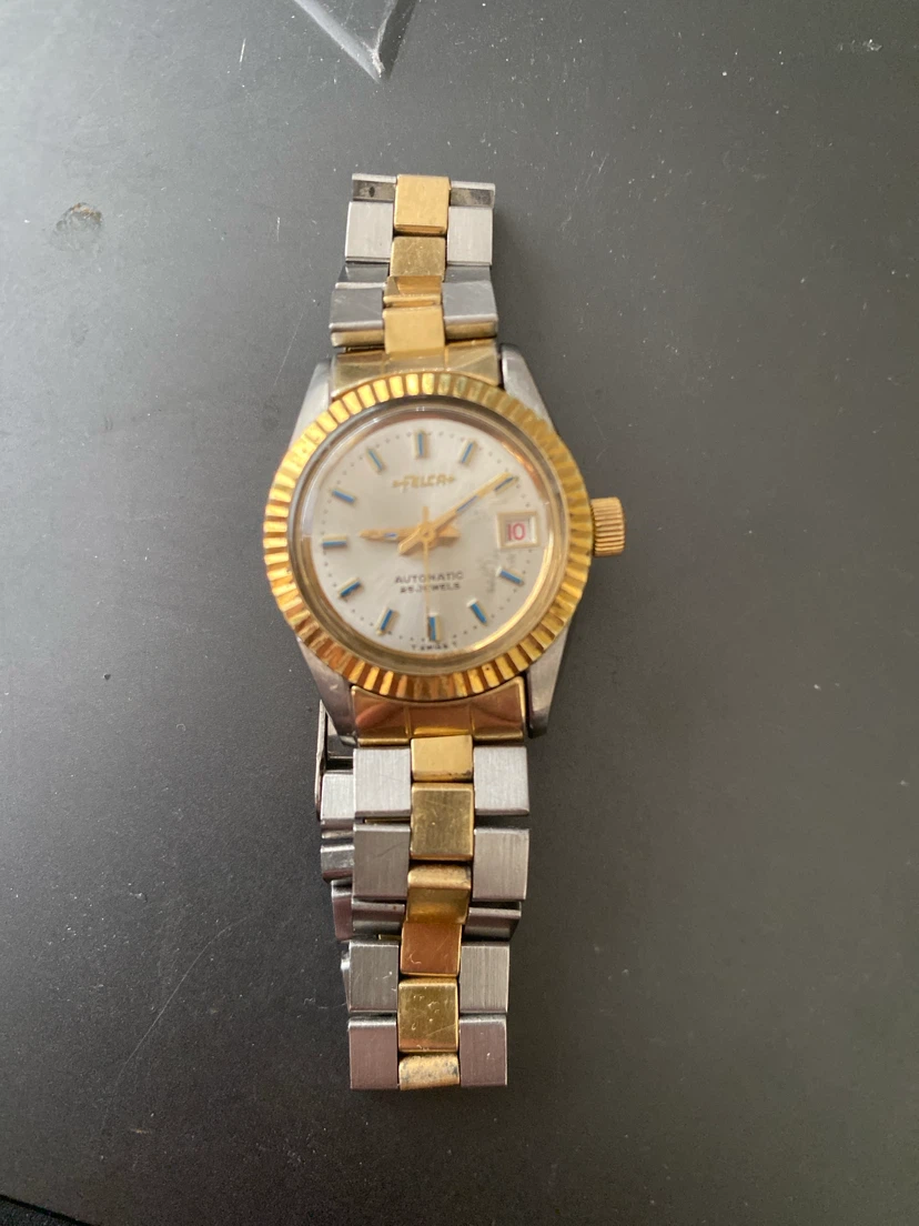 Felca Automatic 25 Jewels Two-Tone Watch
