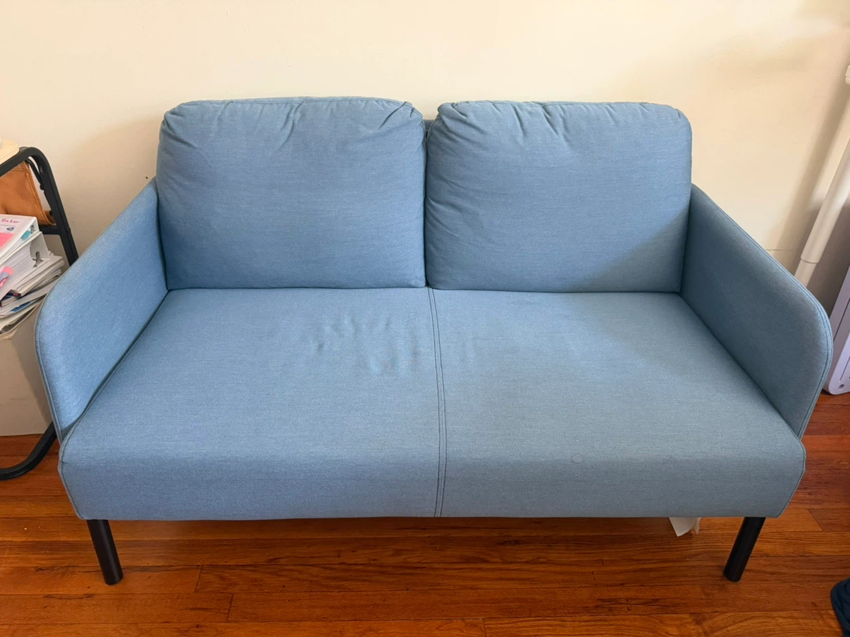 Navy IKEA Glostad Loveseat