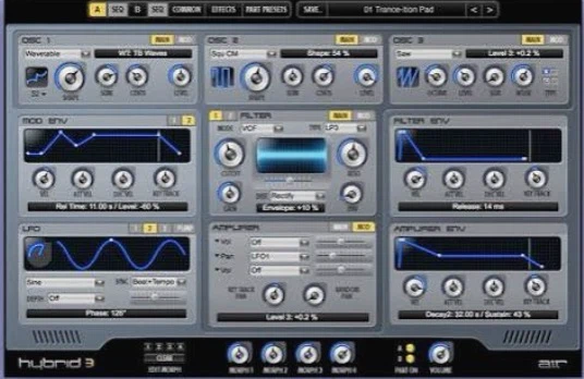 AIR Music Tech Hybrid 3 Software Synthesizer