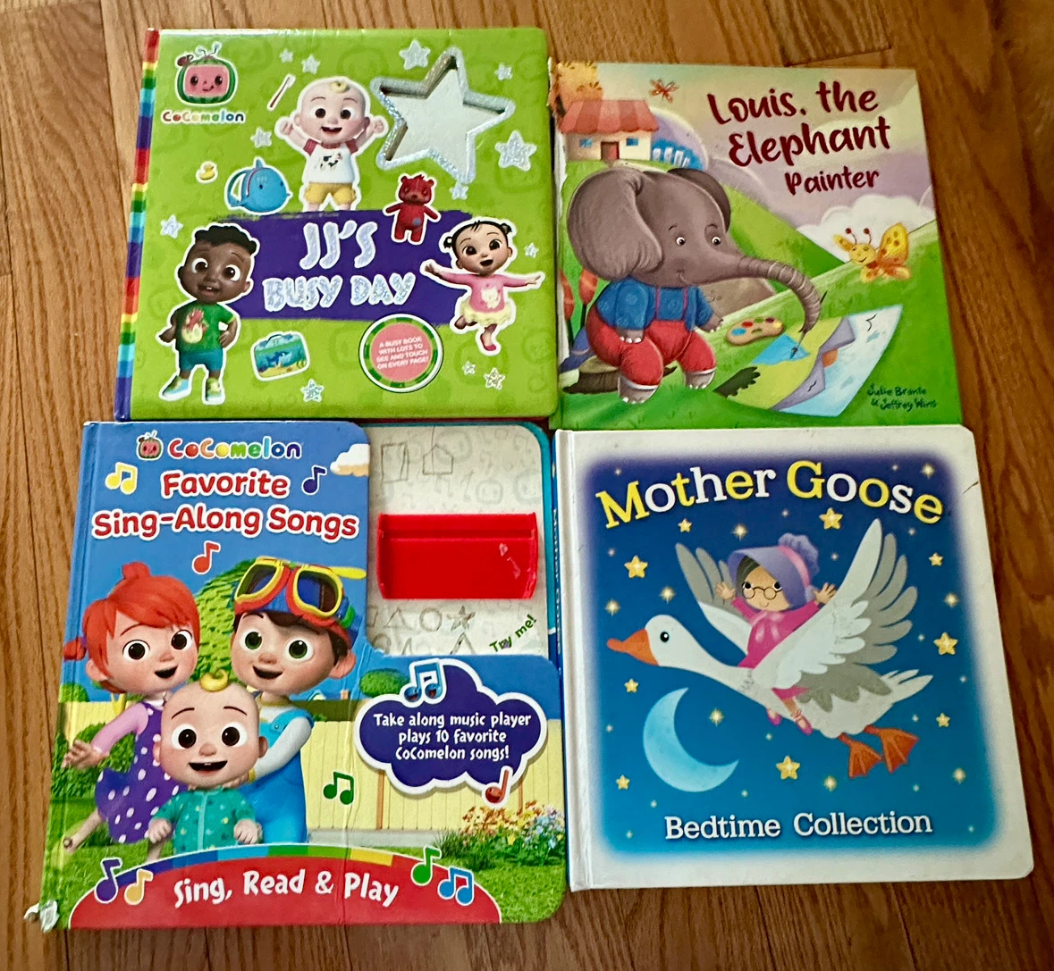Set of 4 Children's Story and Song Books