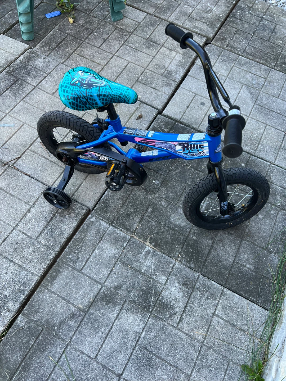 12 inch Jurassic World Blue Kids Bike(fairly new) - photo 2