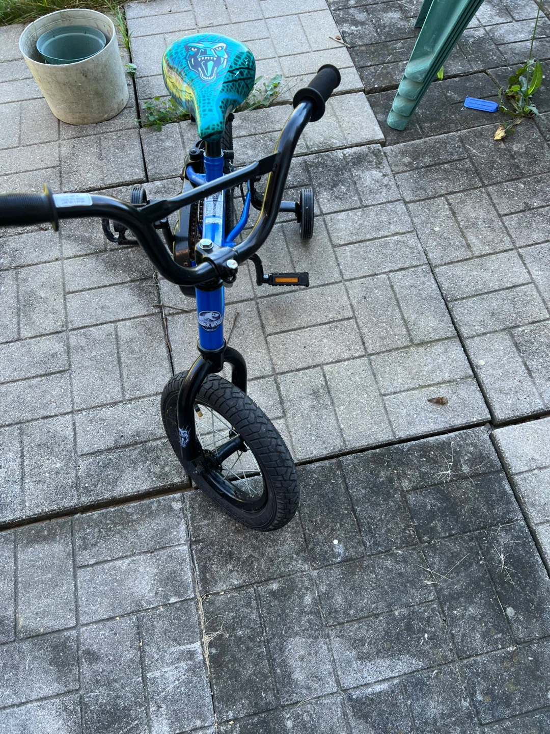 12 inch Jurassic World Blue Kids Bike(fairly new) - photo 4