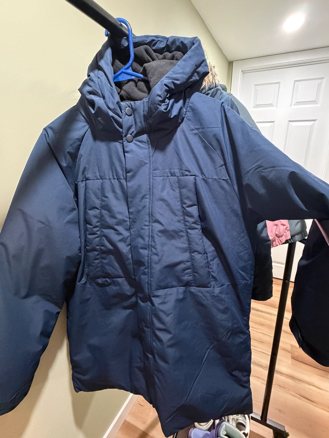 Boys Winter Parka George Navy 14-16