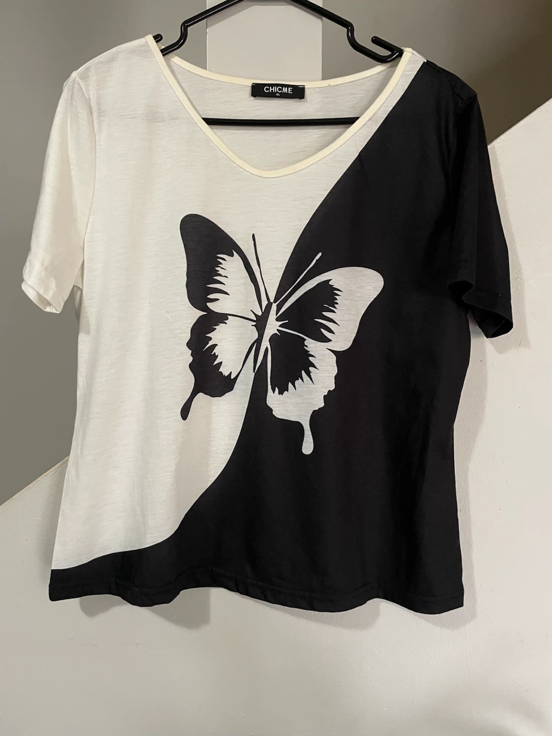 Black and White Butterfly T-Shirt