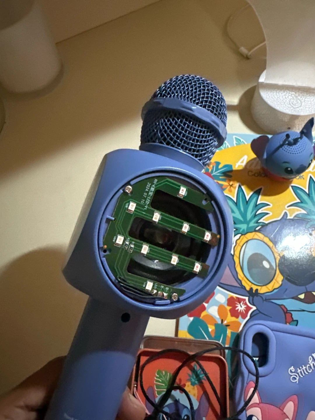 Disney Stitch Themed Karaoke Microphone - photo 2