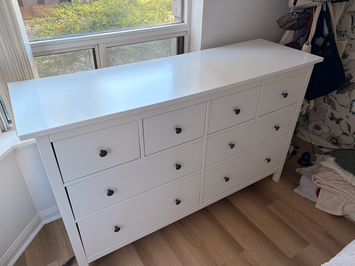 IKEA Hemnes 8-Drawer Dresser White