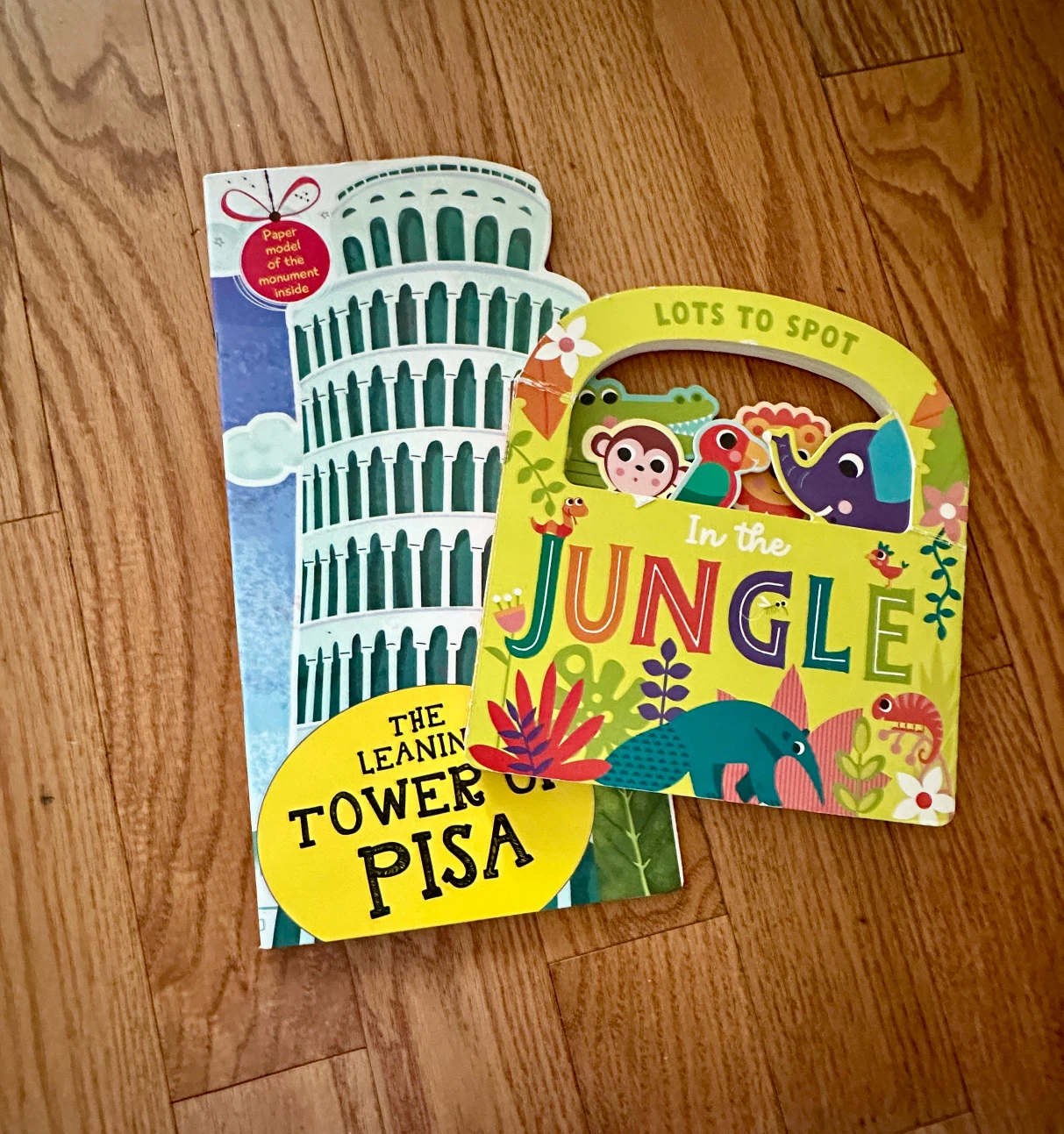 Children's books: Leaning Tower of Pisa and In the Jungle