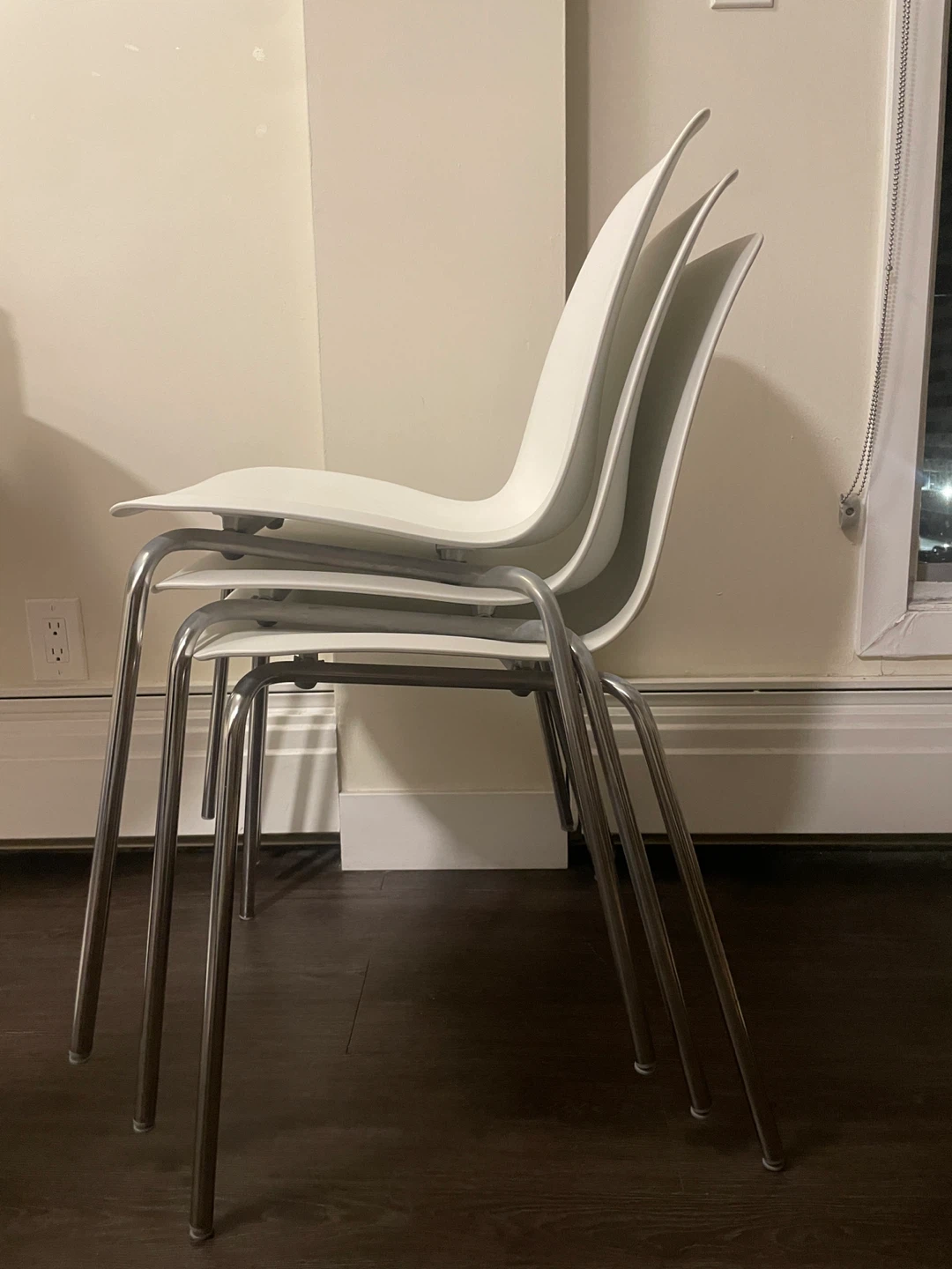 $100 IKEA DOCKSTA Table and 3 LIDAS Chairs Set - photo 2
