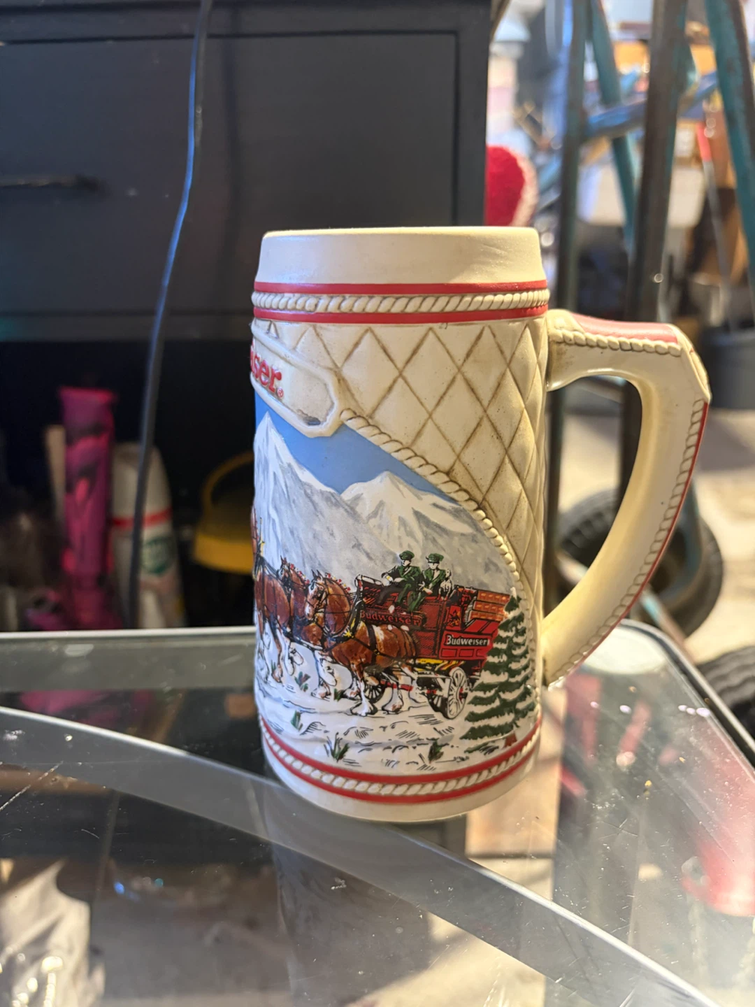 Budweiser Clydesdales A-Series Beer Stein