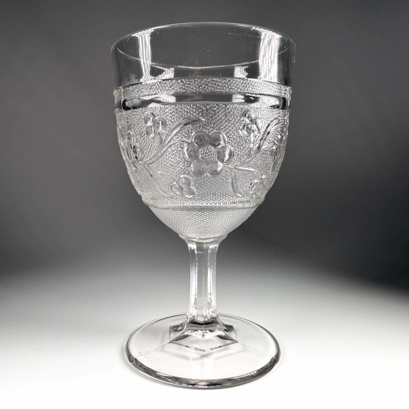 Antique ~1870’s Pressed Glass Goblets (Lot 2) - photo 4