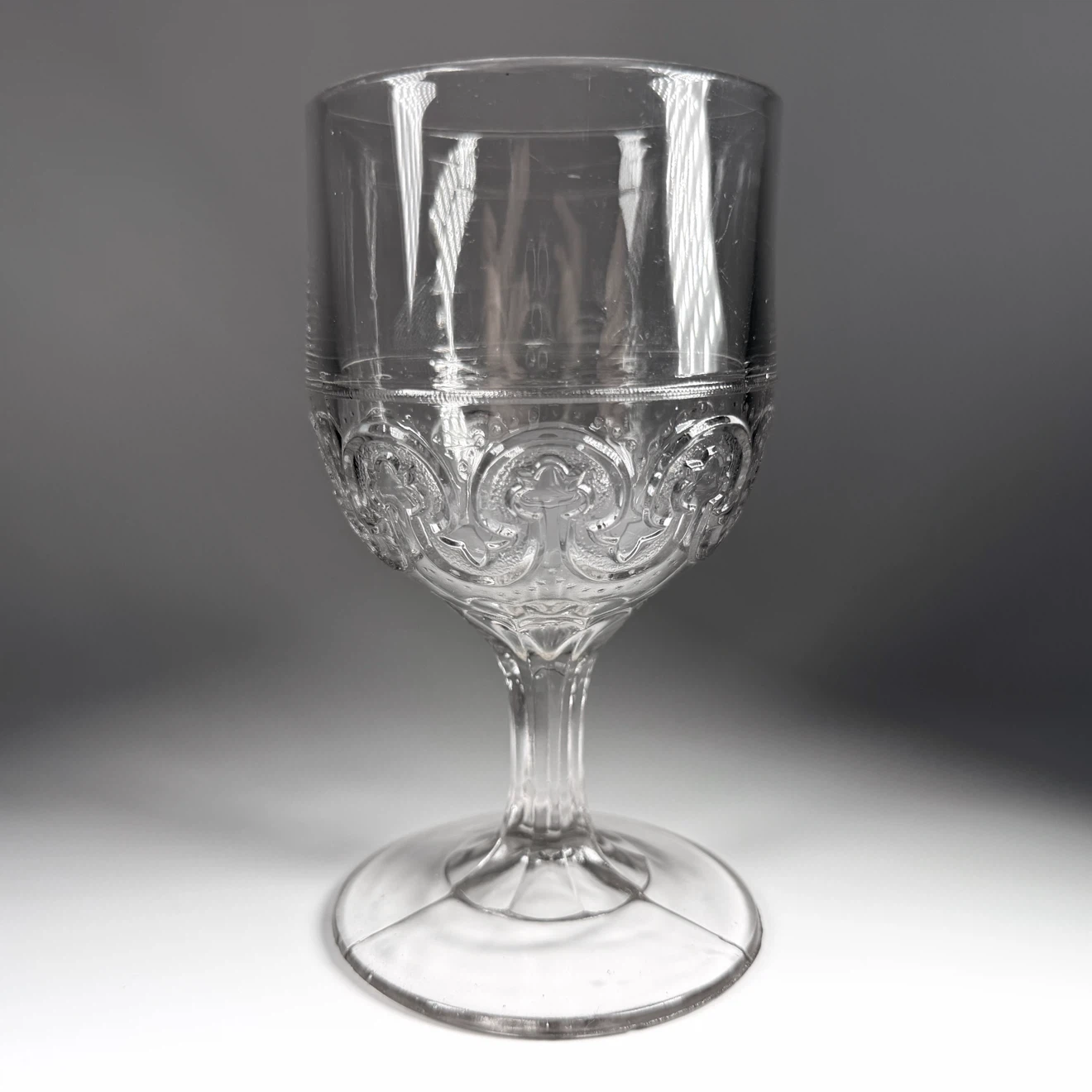 Antique ~1870’s Pressed Glass Goblets (Lot 2) - photo 5
