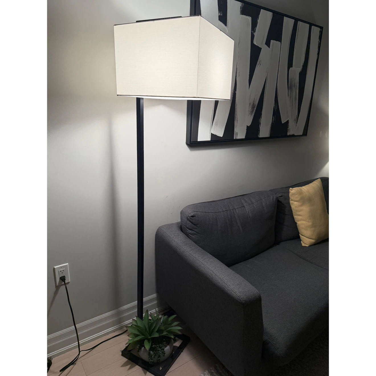 Floor Lamp  (Brayden Studio Grayson 68" Arched Floor Lamp