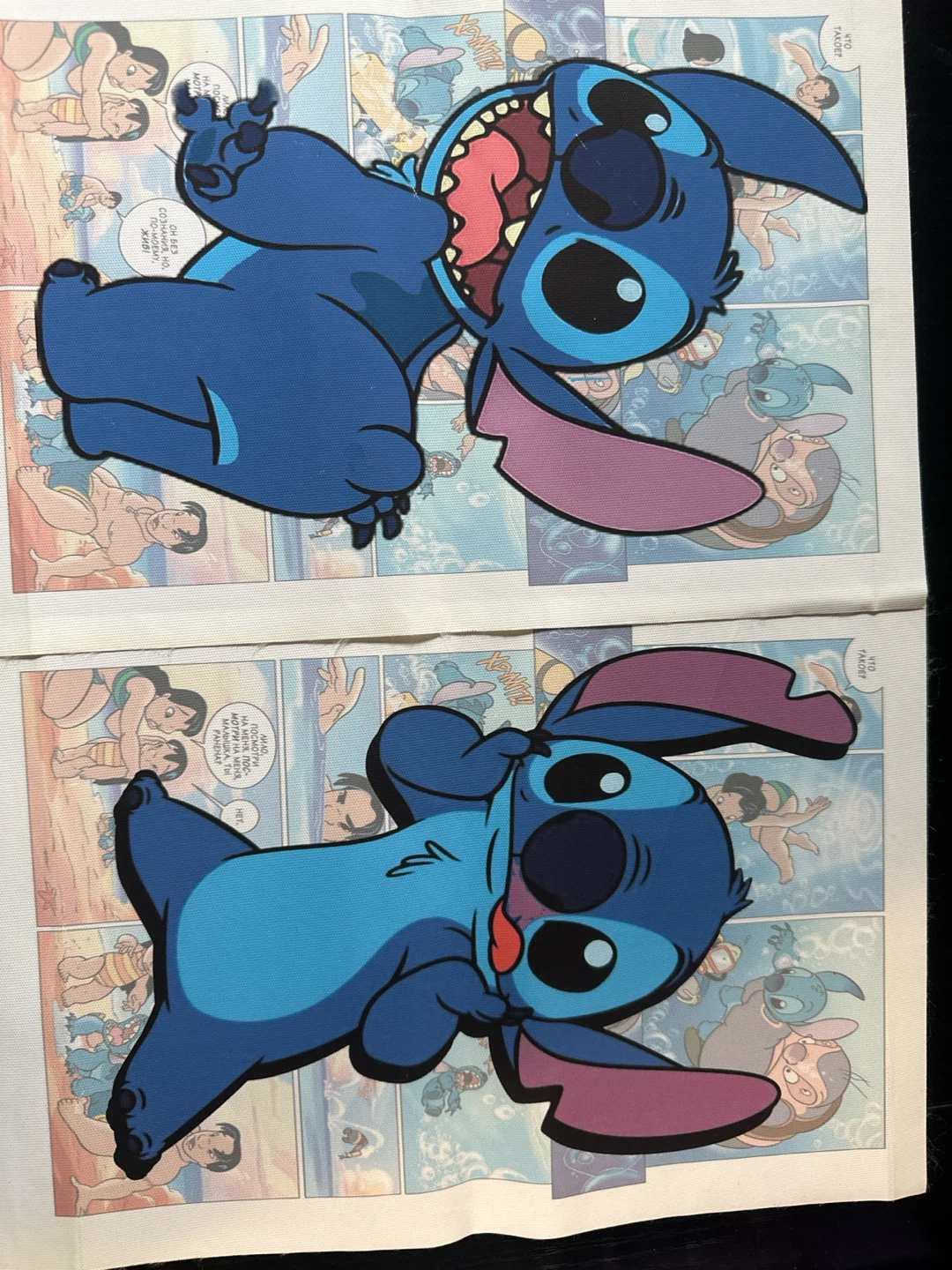 Disney Lilo & Stitch Fabric Panel
