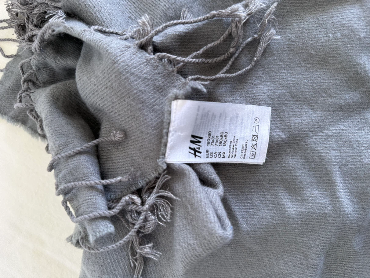 H&M Grey Scarf - photo 2