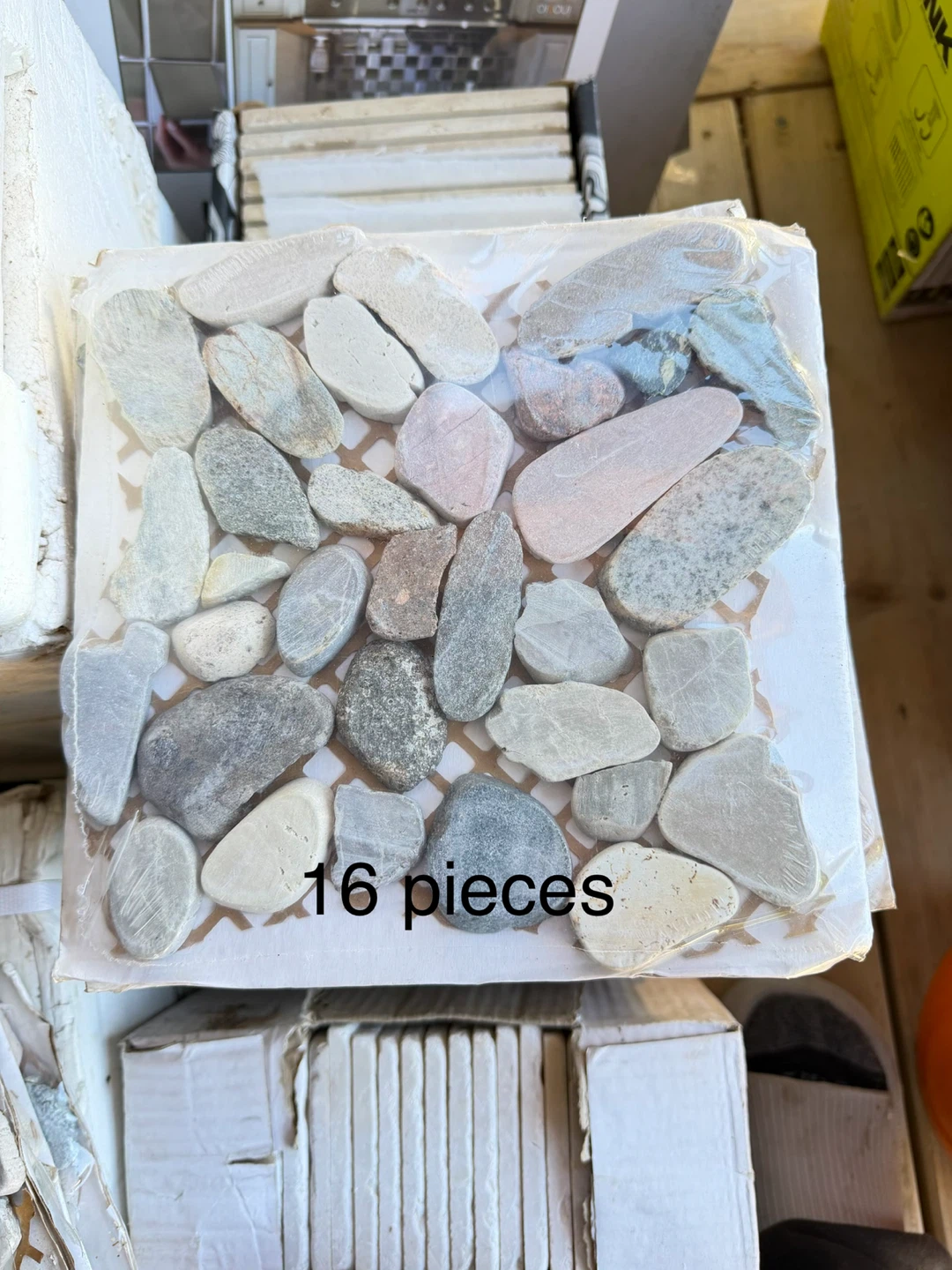 Assorted Tile and Marble Backsplash Pieces - photo 2