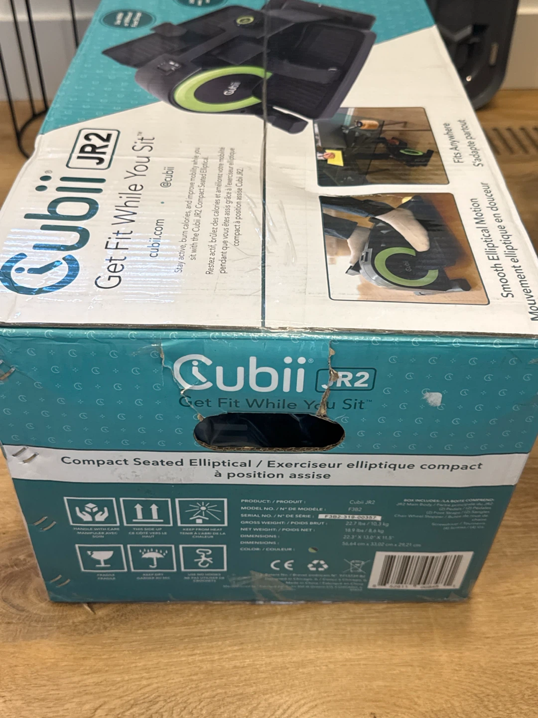 Brand new in Box Cubii JR2 Compact Seated Elliptical - photo 2