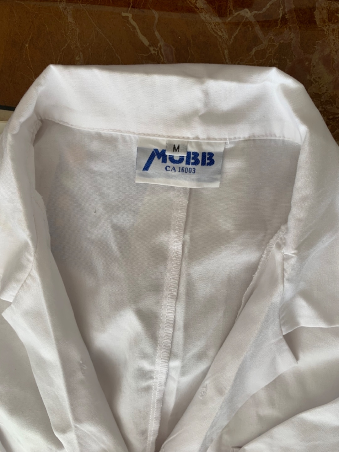 Mobb White Lab Coat-M size - photo 2