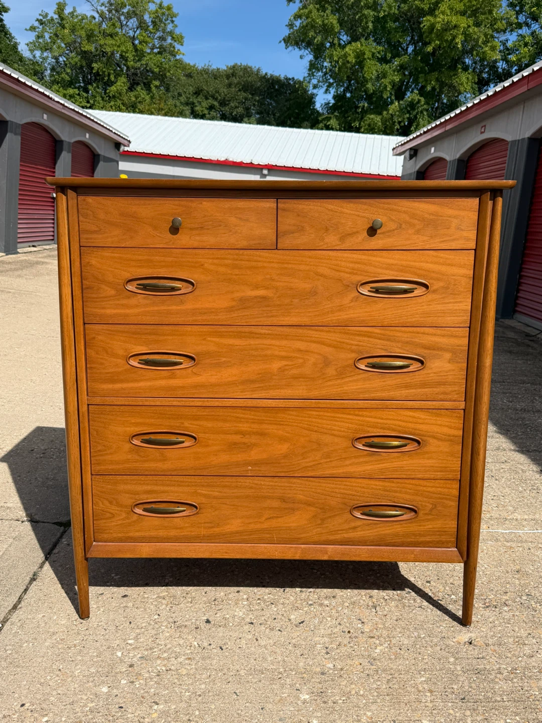 Morganton Mid-Century Modern Five-Drawer Dresser