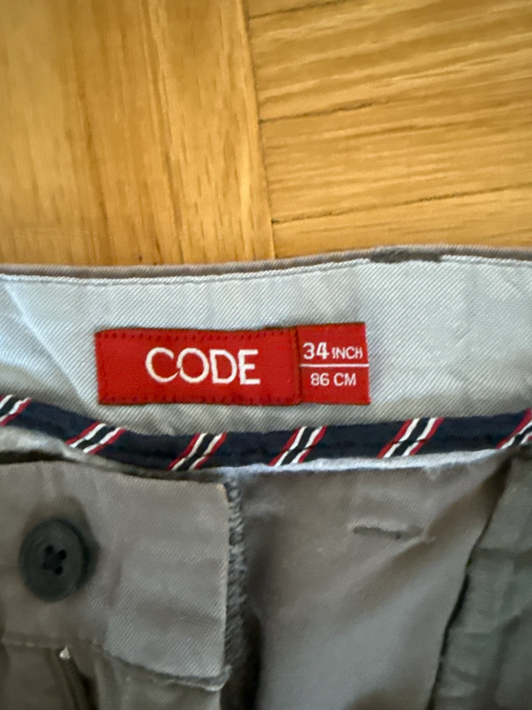 CODE grey trousers - photo 2