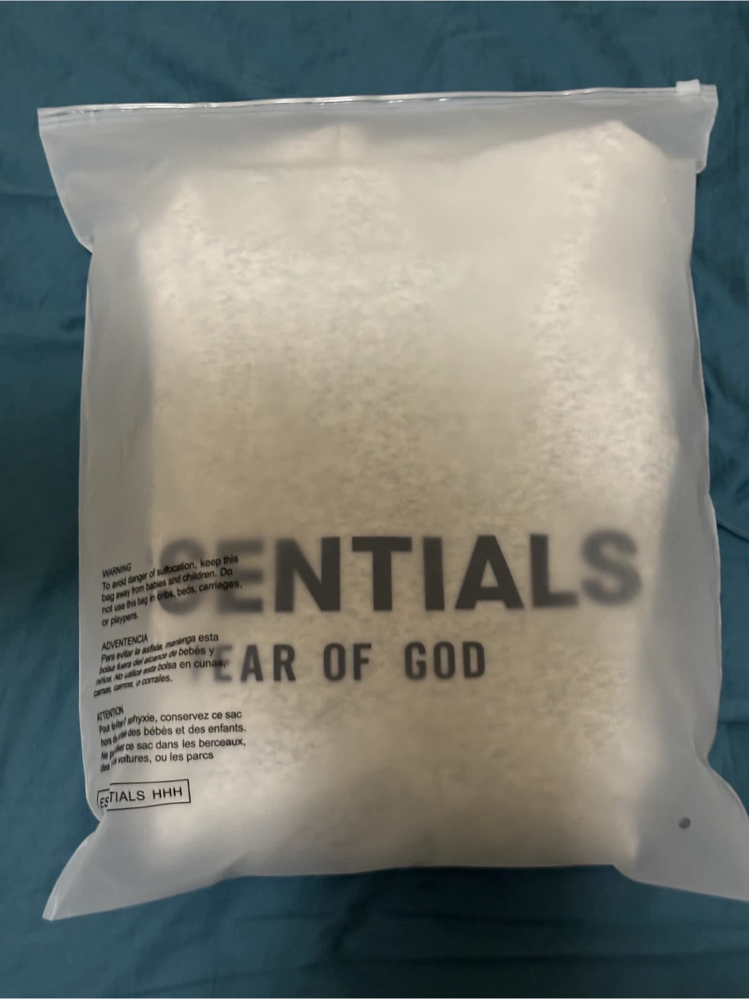 Fear of God Essentials Hoodie - Grey - Size M - photo 2