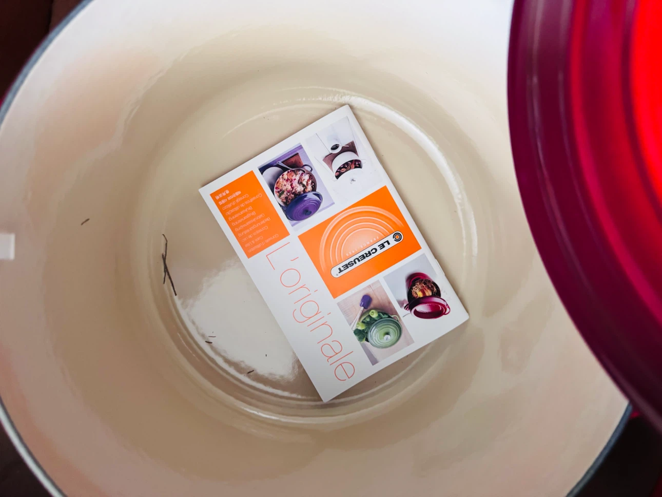 NEW Le Creuset - 5L Deep  “Cerise” Oven - Retail $550 + tax - photo 2