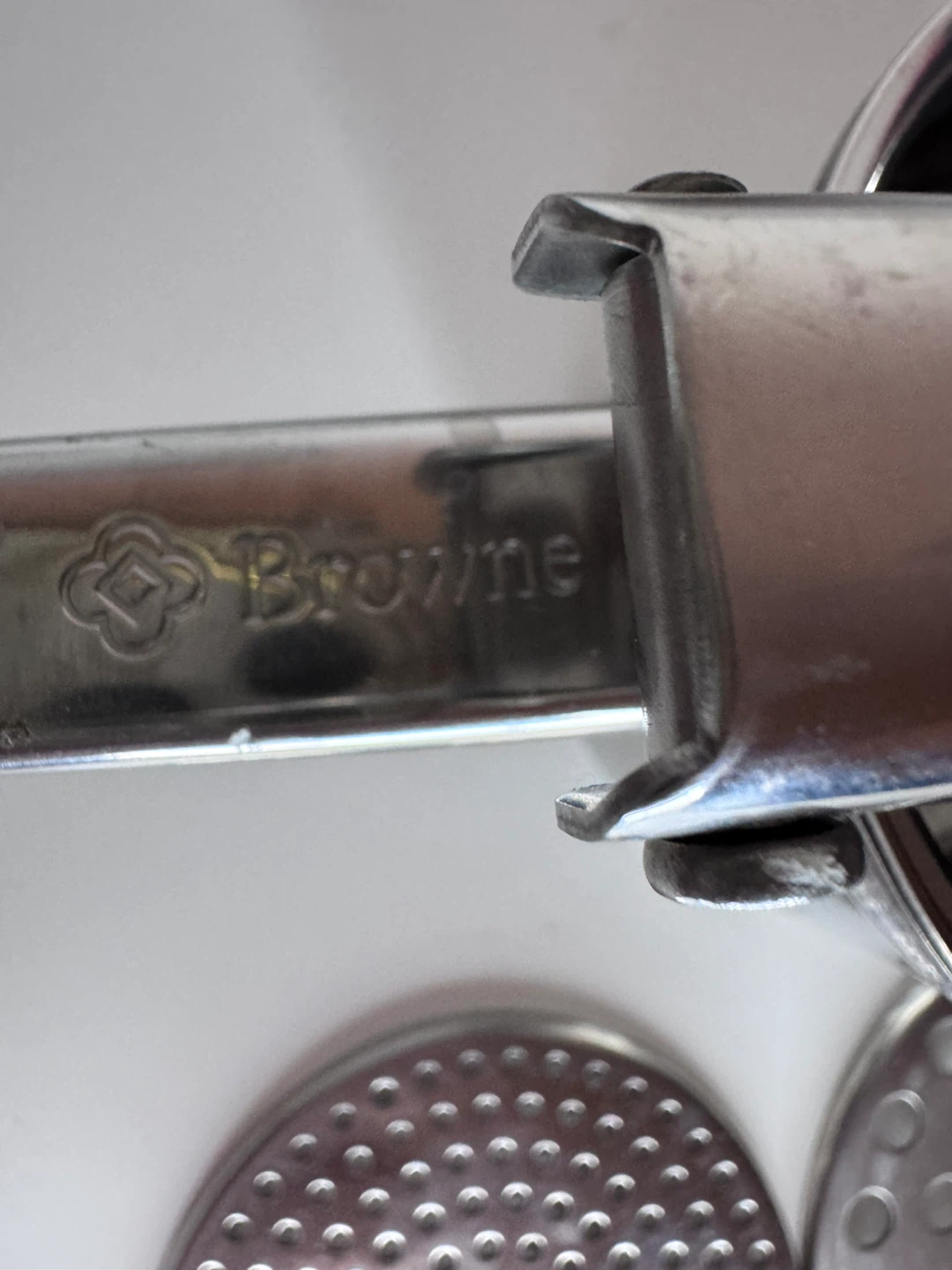 Browne Foodservice Heavy Duty Stainless Steel Giant Potato Ricer - photo 4