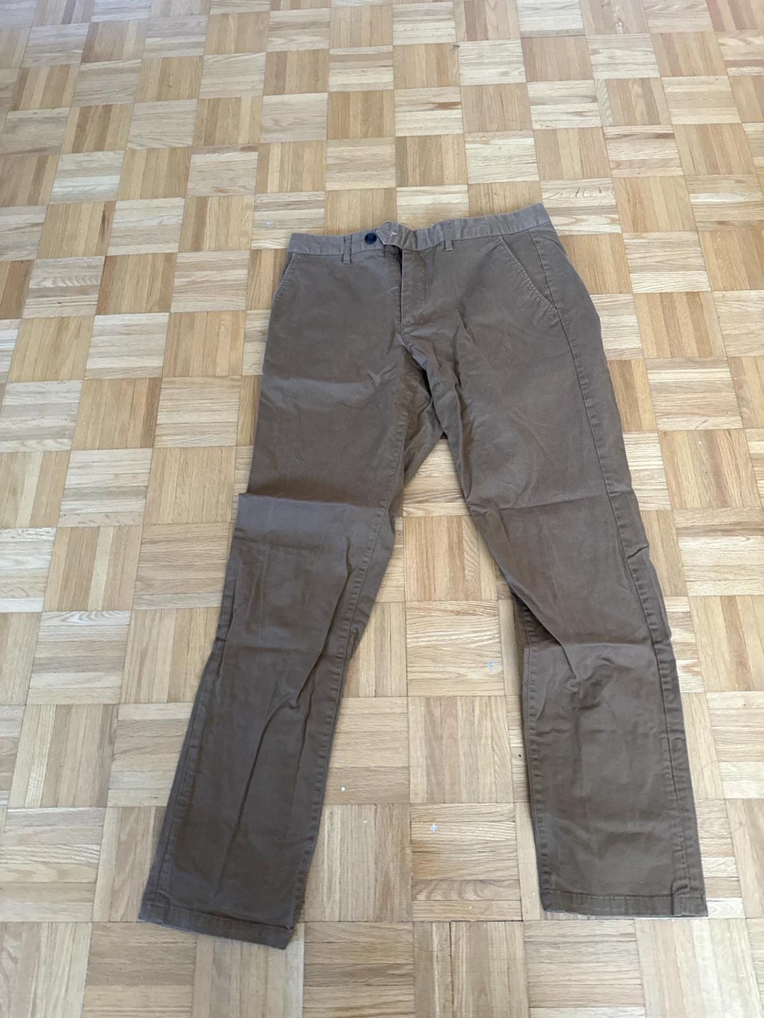RW&CO Slim Fit Chinos Brown 33x32