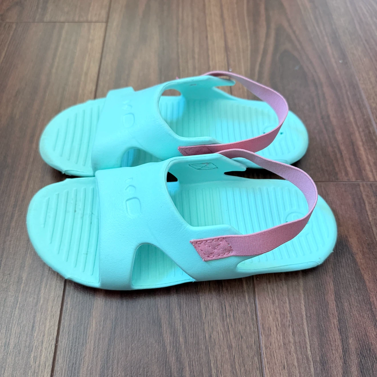 Reef Kids Aqua & Pink Sandals | Size 13/1 - photo 2