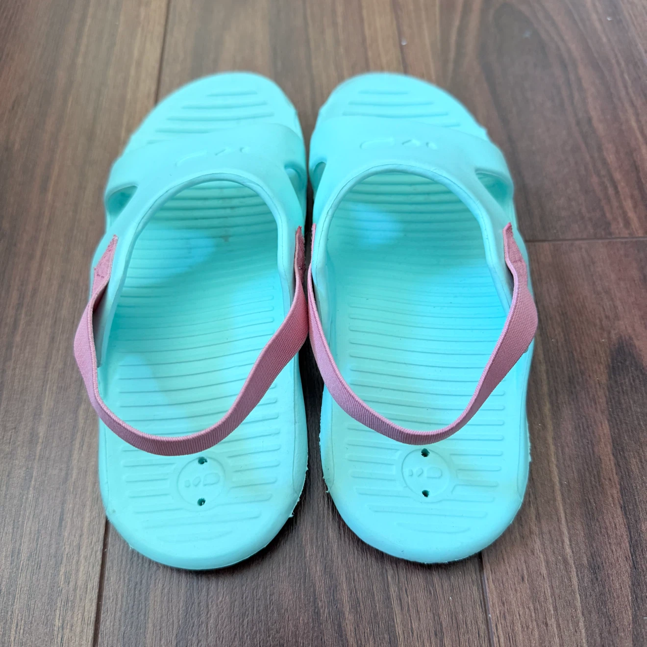 Reef Kids Aqua & Pink Sandals | Size 13/1 - photo 3