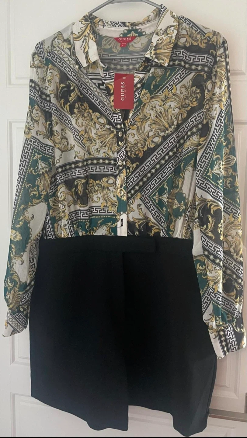 Guess Barocco Print Blouse