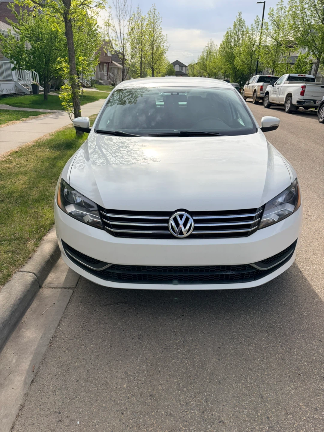 White Volkswagen Passat - photo 3