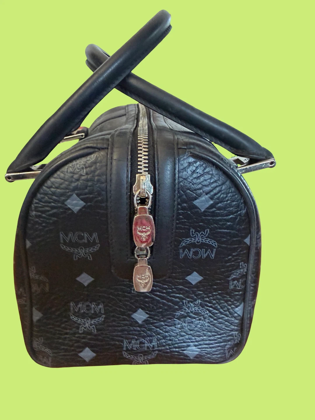 Authentic MCM Black Monogram Handbag - photo 3