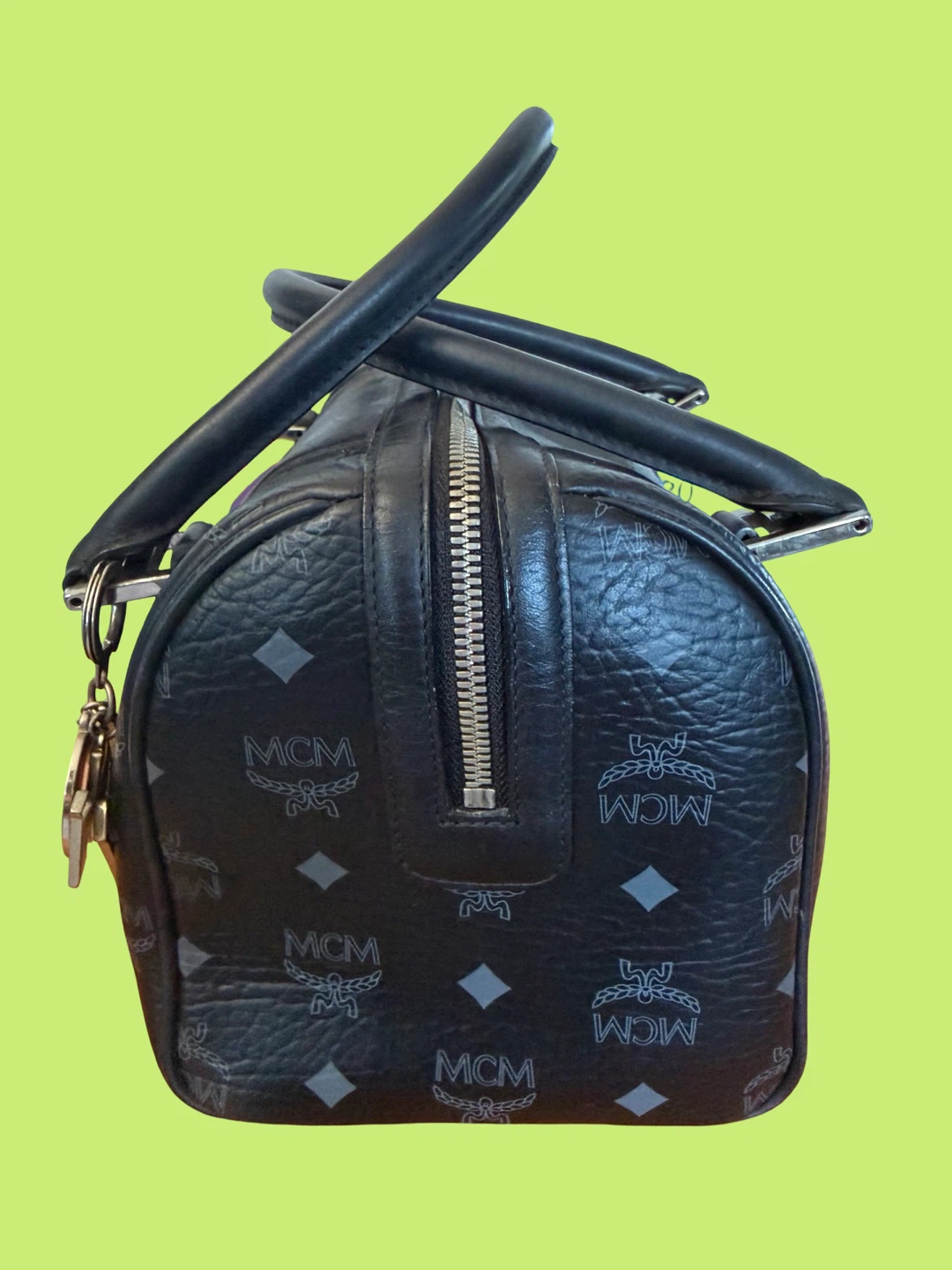 Authentic MCM Black Monogram Handbag - photo 4
