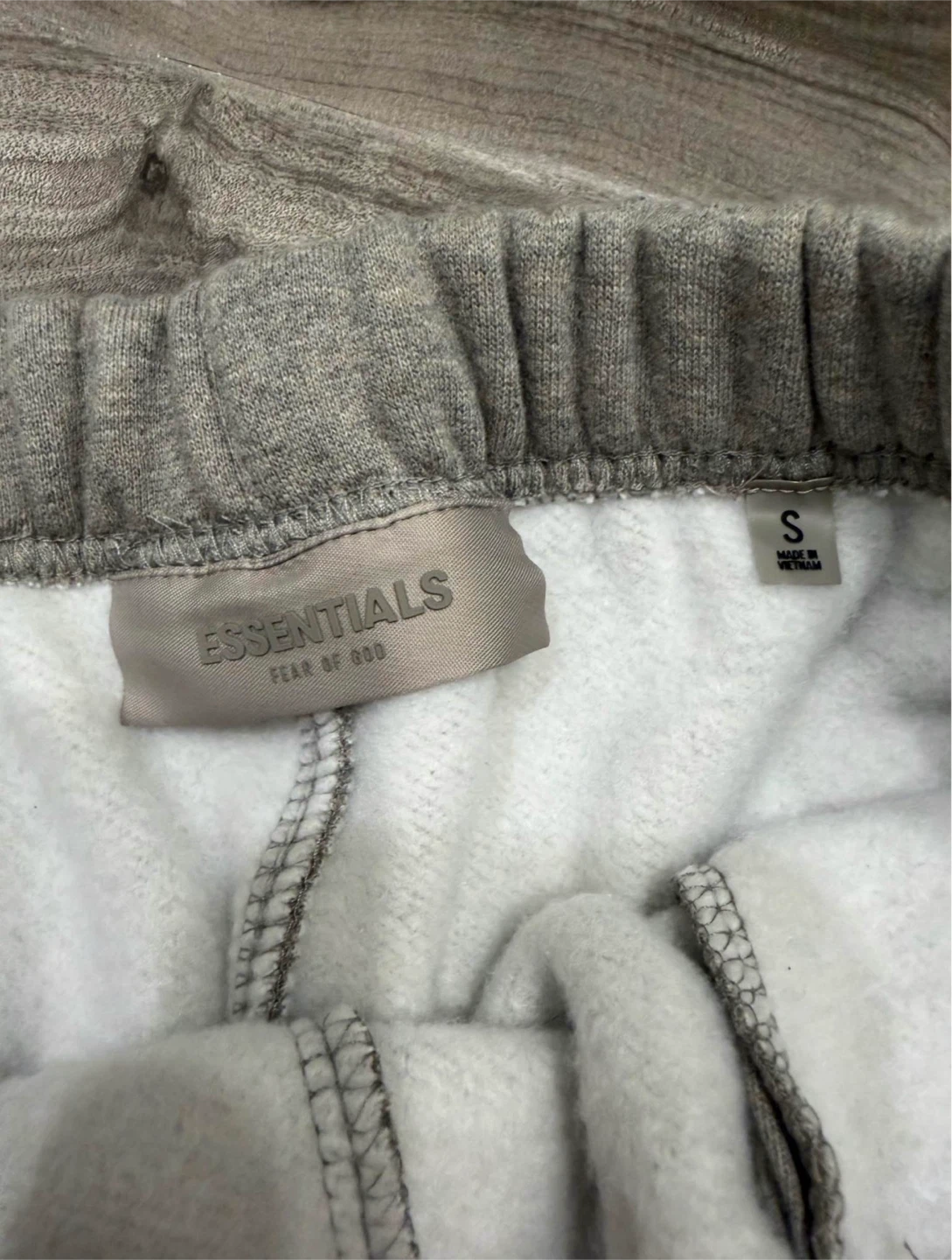 Essentials Fear of God Sweat Shorts Grey - photo 3
