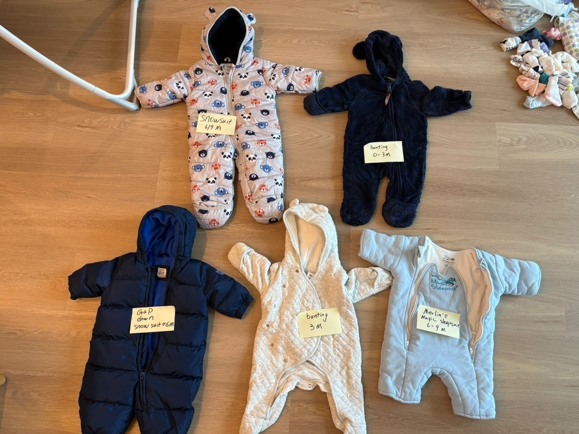 Baby Winter Sleepsuits and Buntings Bundle - photo 2