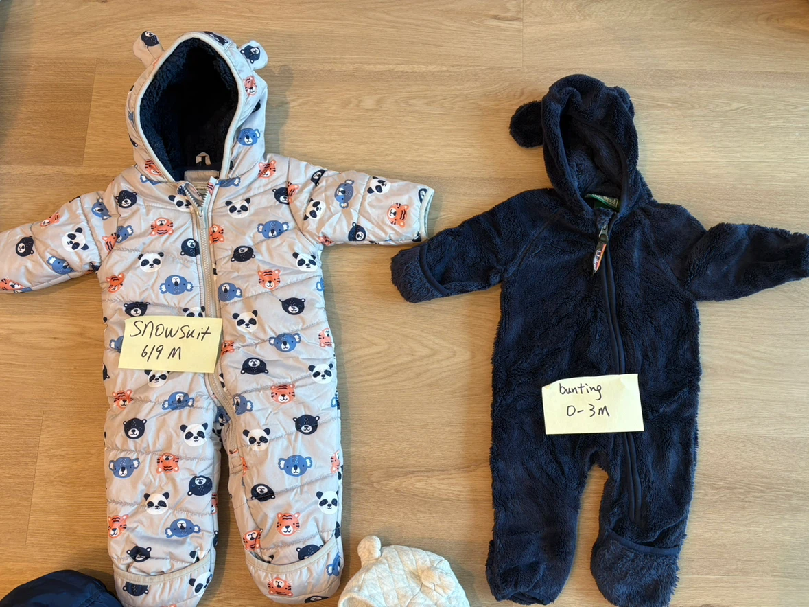 Baby Winter Sleepsuits and Buntings Bundle - photo 3