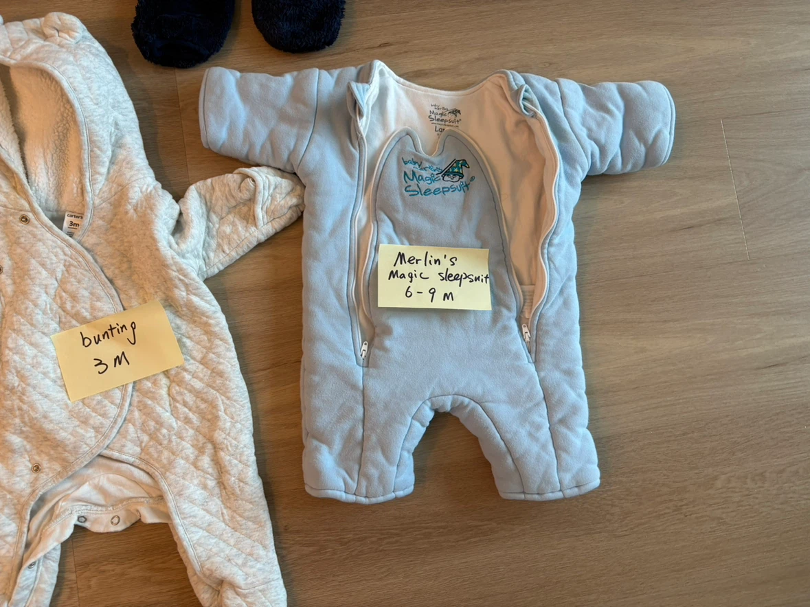 Baby Winter Sleepsuits and Buntings Bundle - photo 4