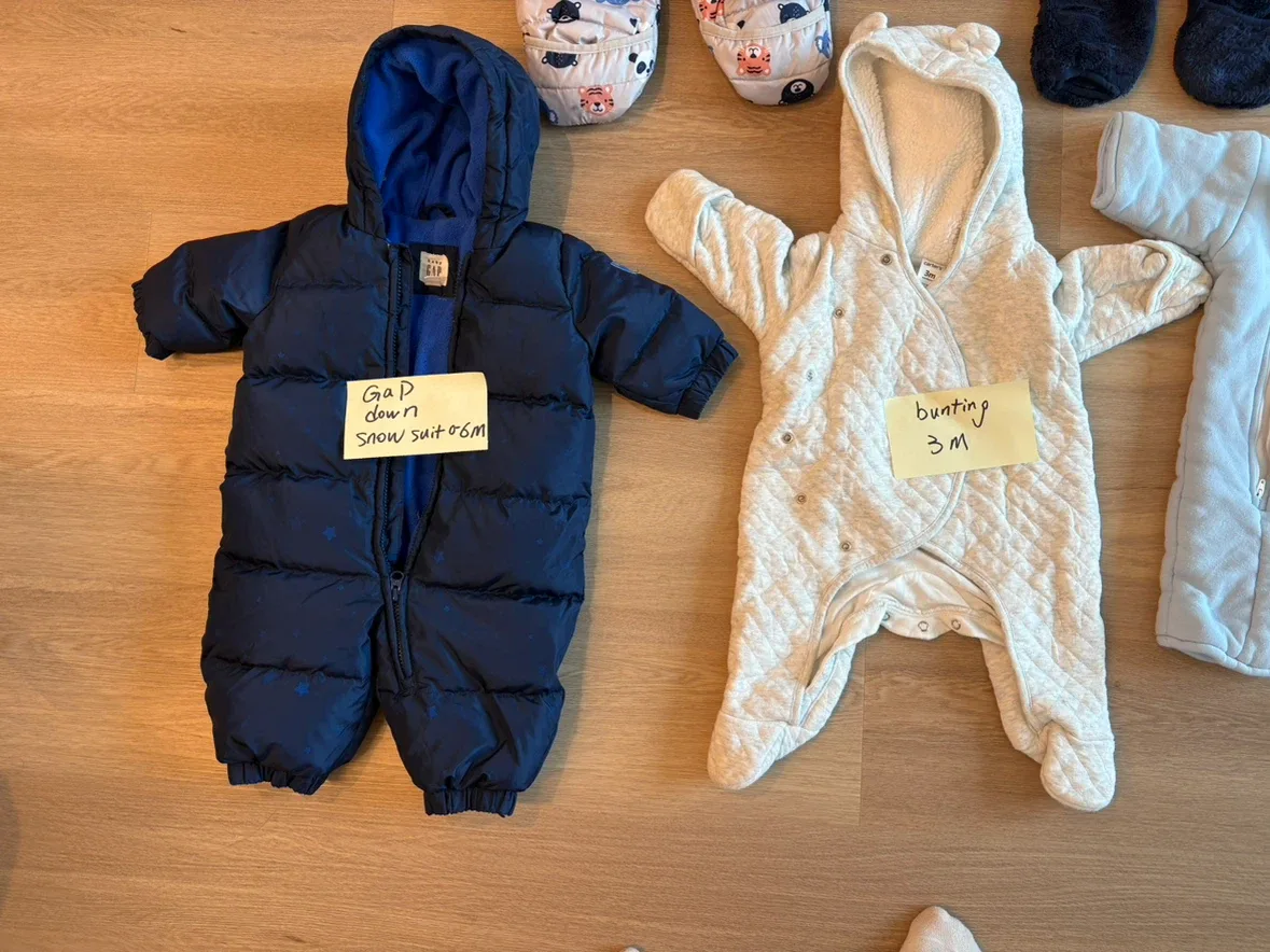 Baby Winter Sleepsuits and Buntings Bundle - photo 5